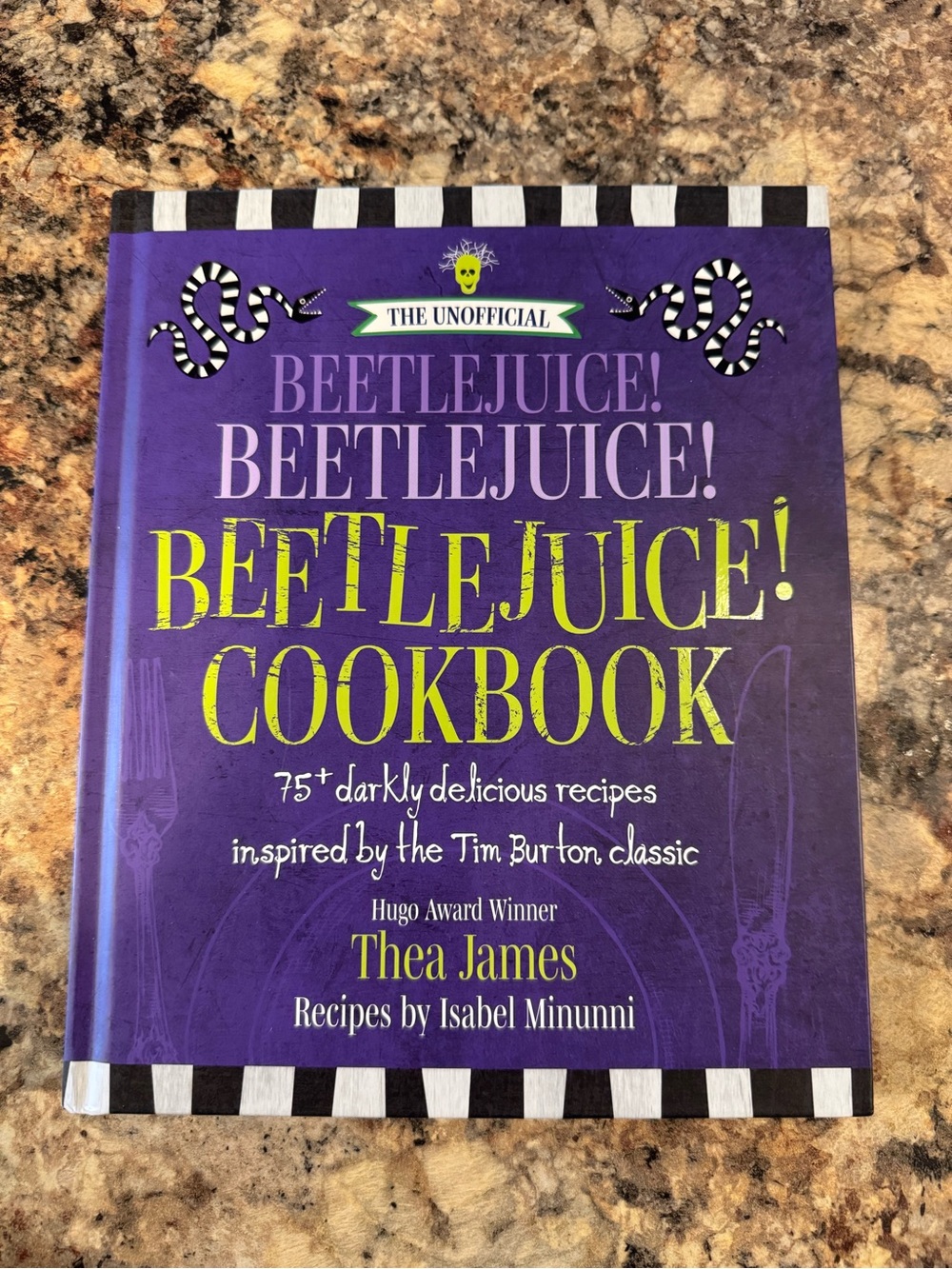 Beetlejuice! Beetlejuice! Beetlejuice! Cookbook - Purple Cover